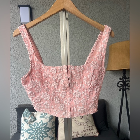Tops - Wild Fable Pink corset top sz Small